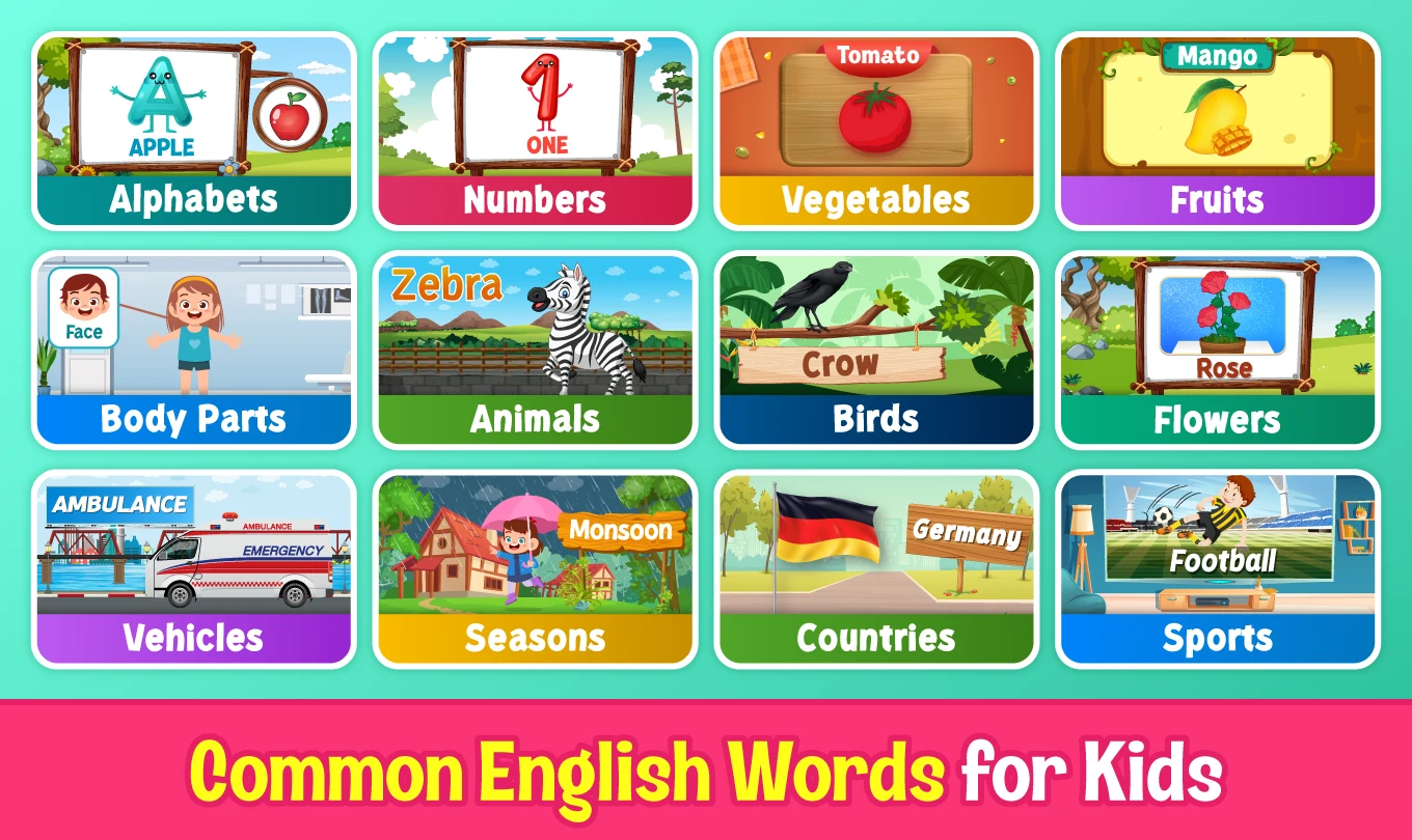 Kids English Learning Games screenshot
